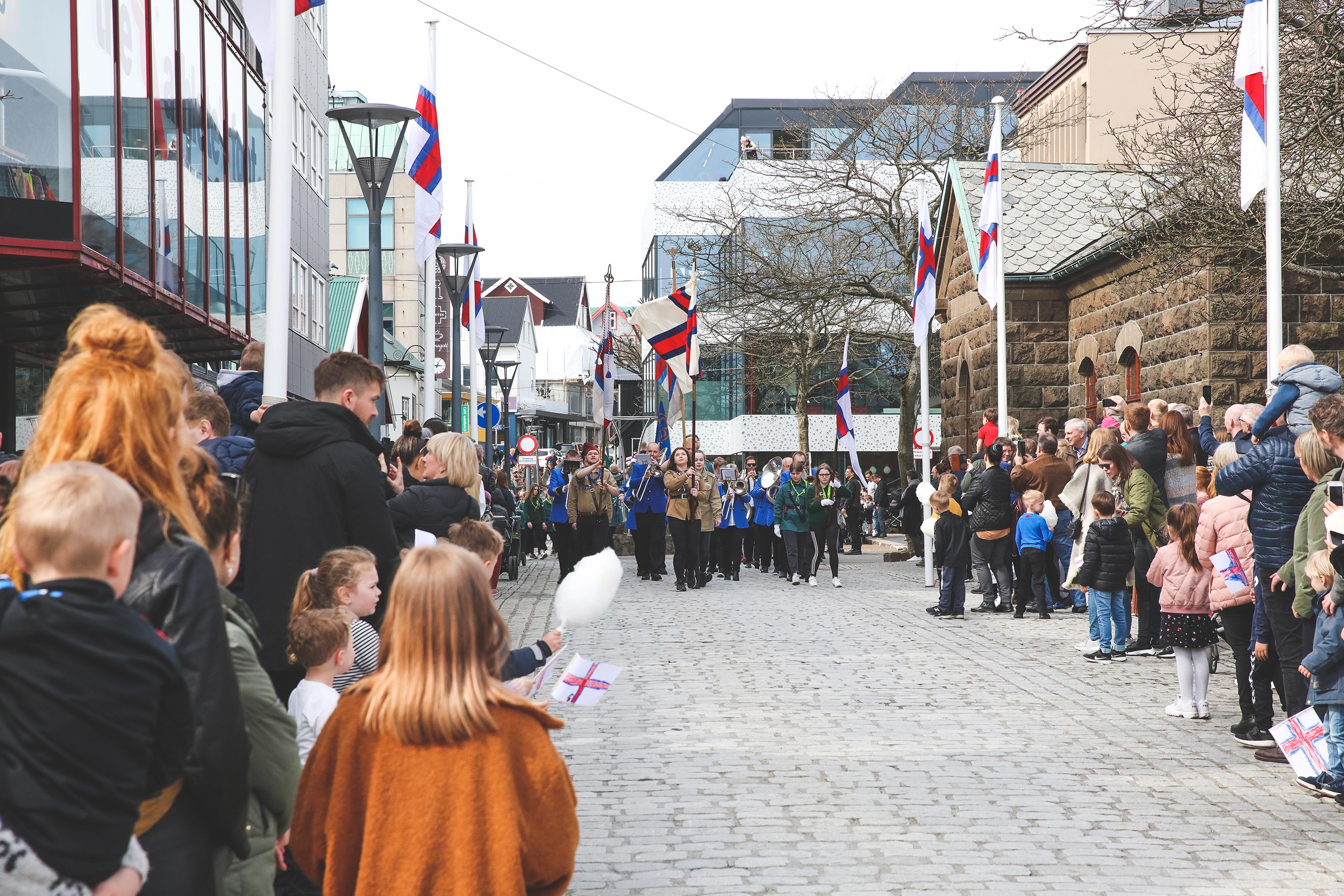 Flaggdagshald leygardagin