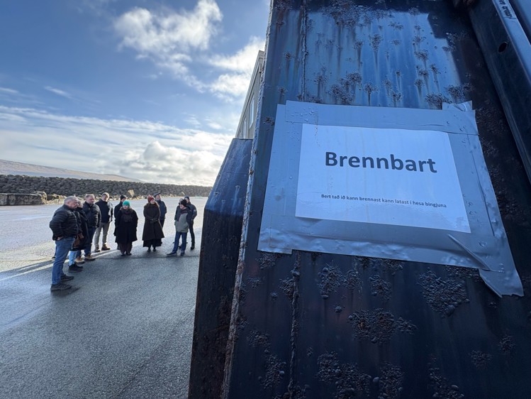 Hugt varð millum annað eftir ruskplássinum niðri við havnarlagið